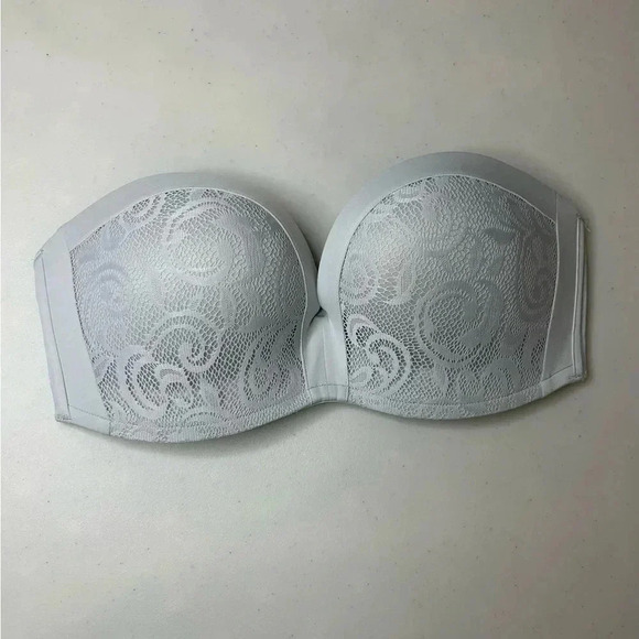 DELIMIRA Women’s Strapless Bra Plunge Push Up Lace 34D NWT - Picture 5 of 5